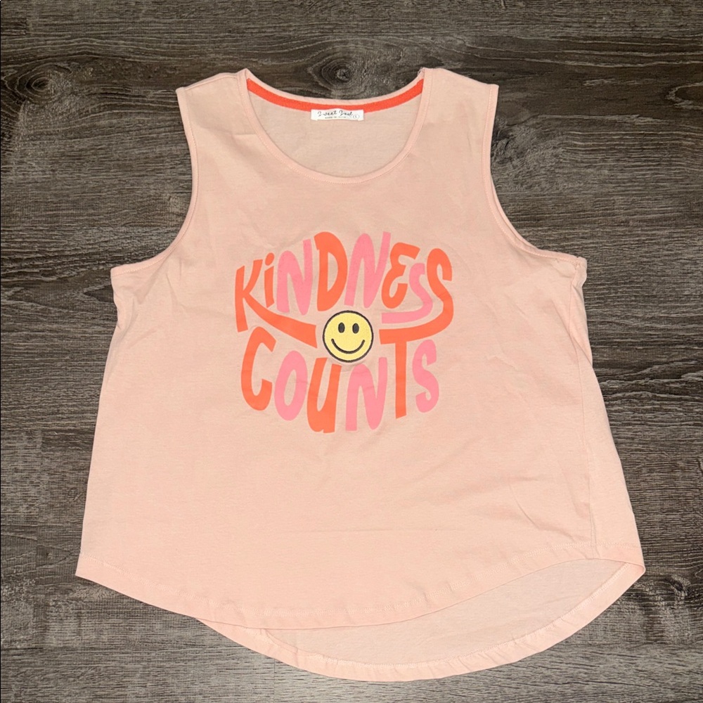 Tank Top with 'Kindness Counts' Design